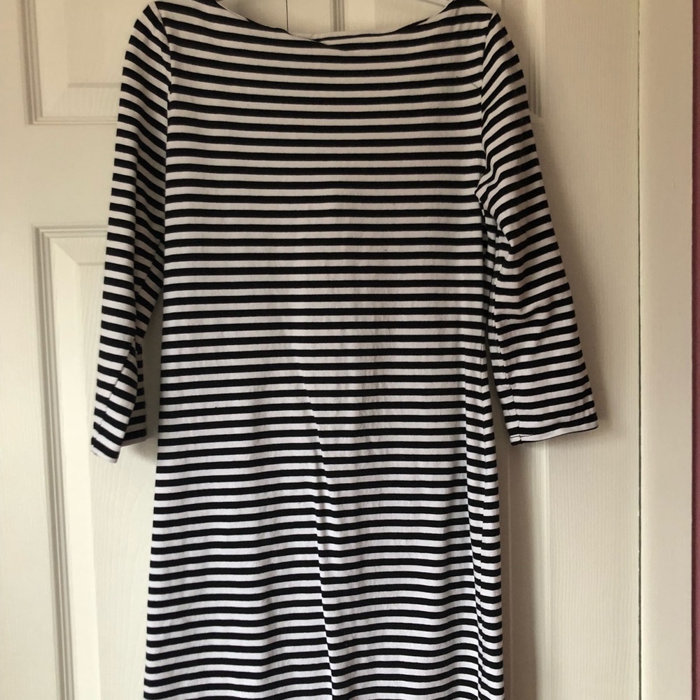Striped long sleeve dress